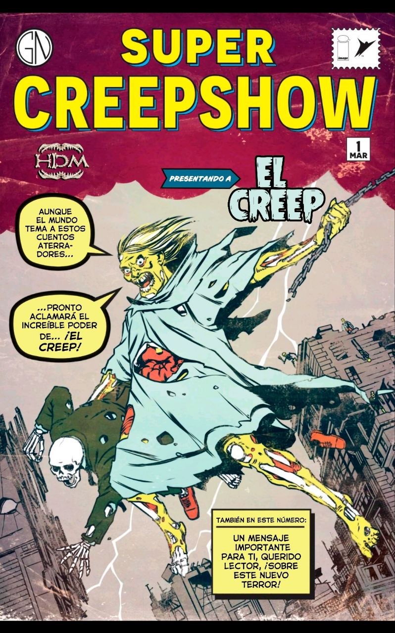 Portada ampliada de SUPER CREEPSHOW