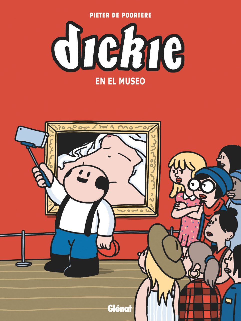 Portada ampliada de dickie en el museo
