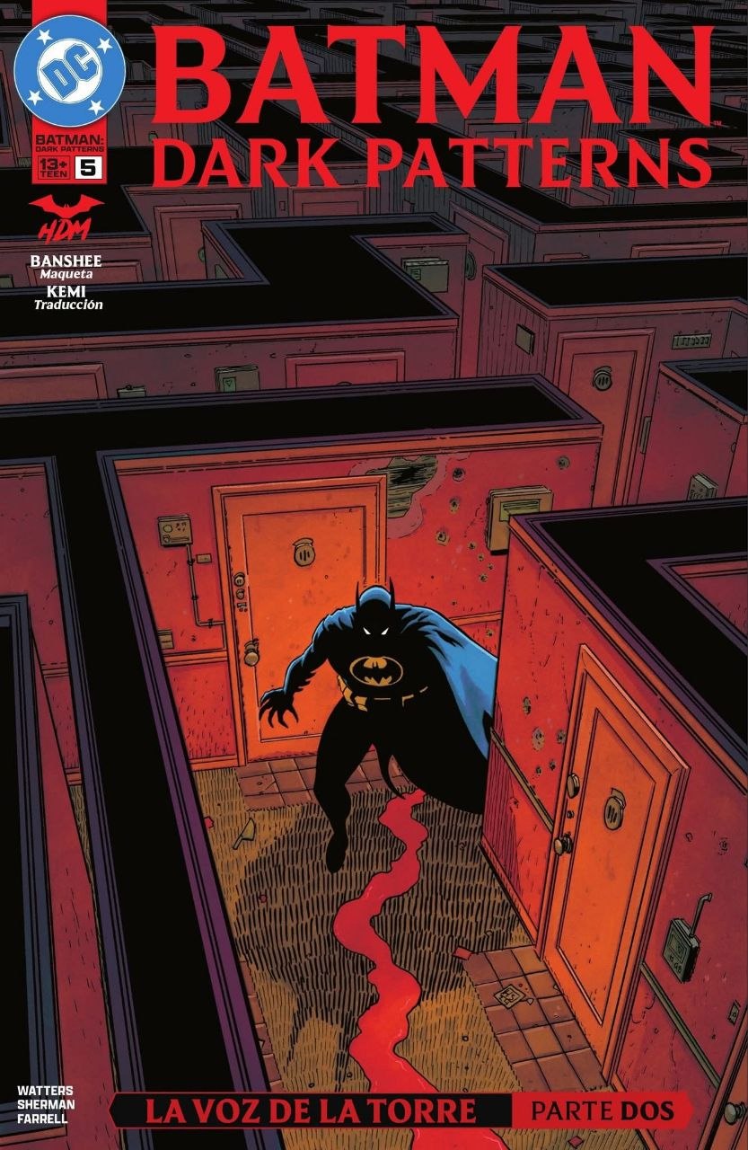 Portada ampliada de BATMAN DARK PATTERNS