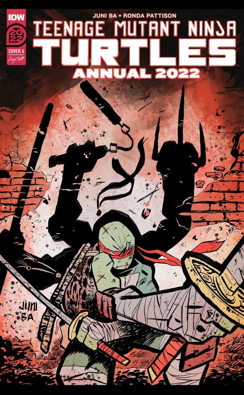 Portada ampliada de TEENAGE MUTANT NINJA TURTLES ANNUAL 2022