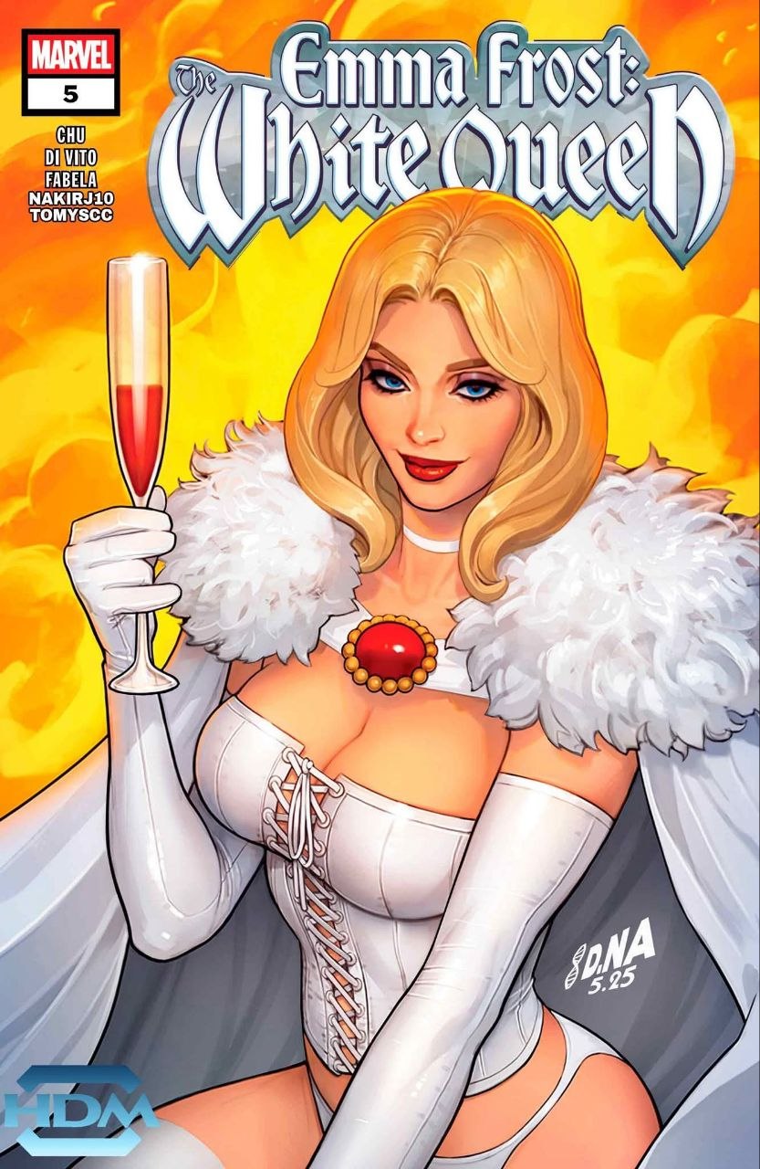 Portada ampliada de Emma Frost: White Queen