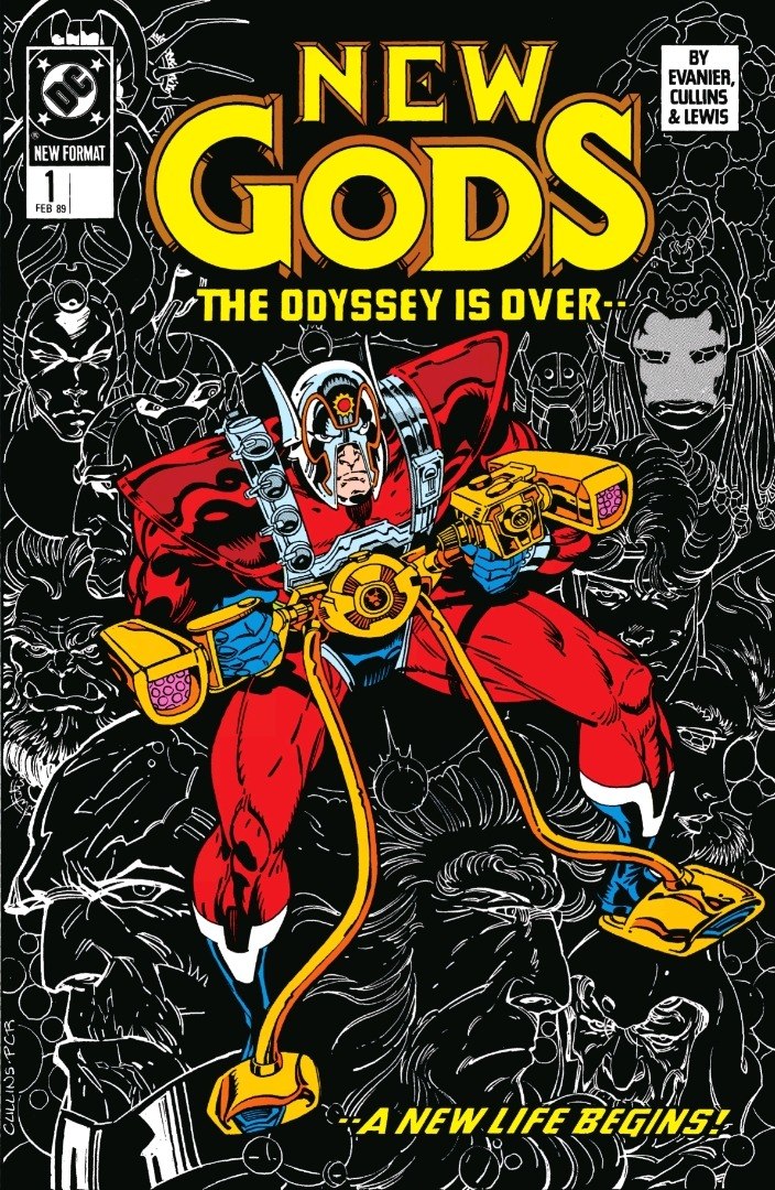 Portada ampliada de New Gods