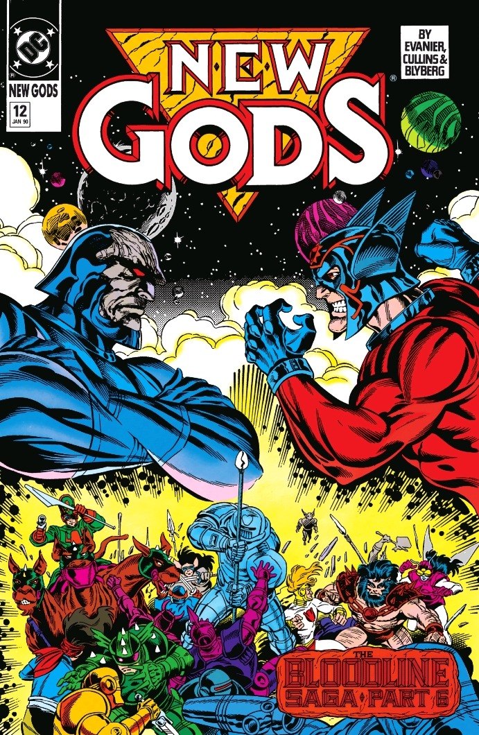 Portada ampliada de New Gods