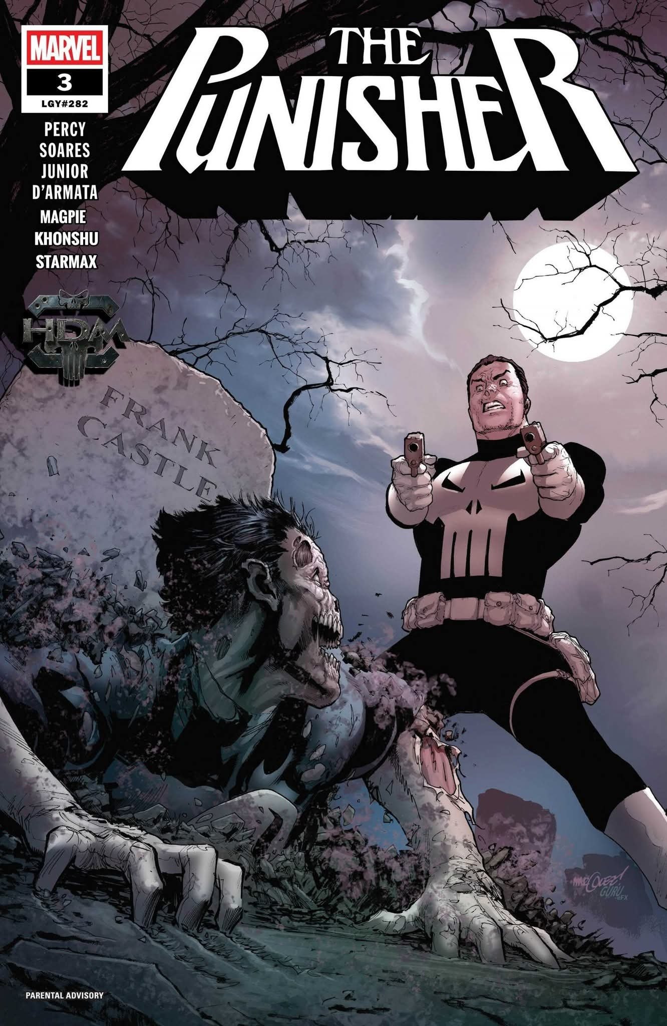 Portada ampliada de THE PUNISHER