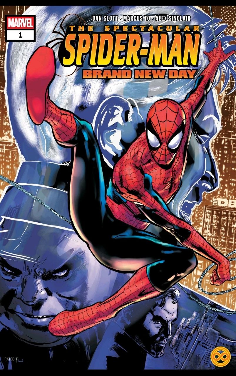 Portada ampliada de THE SPECTACULAR SPIDER-MAN BRAND NEW DAY
