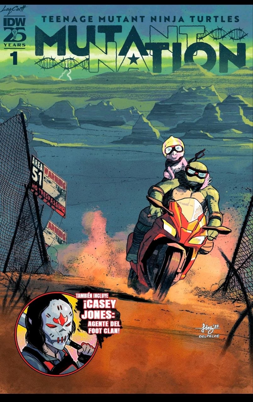 Portada ampliada de TEENAGE MUTANT NINJA TURTLES MUTATION
