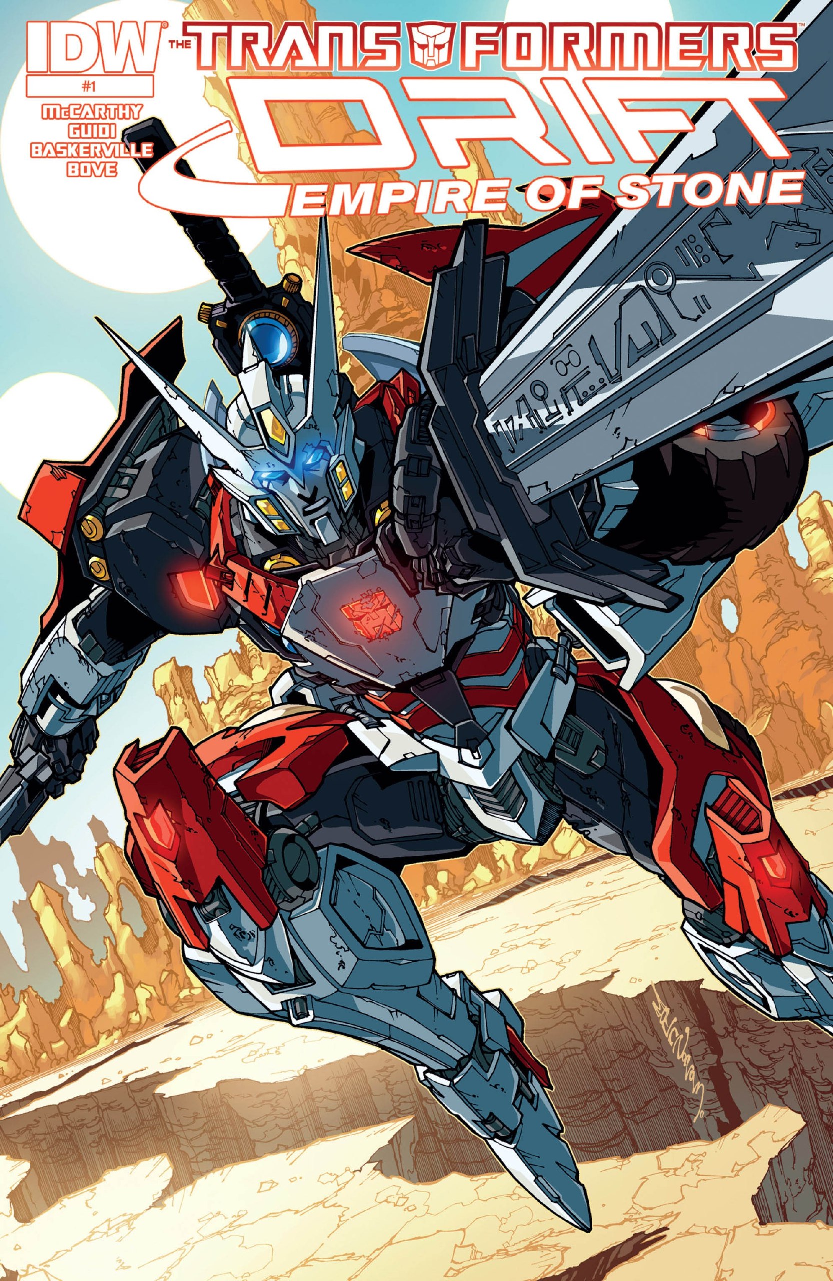 Portada ampliada de Transformers: Prima - Empire of Stone