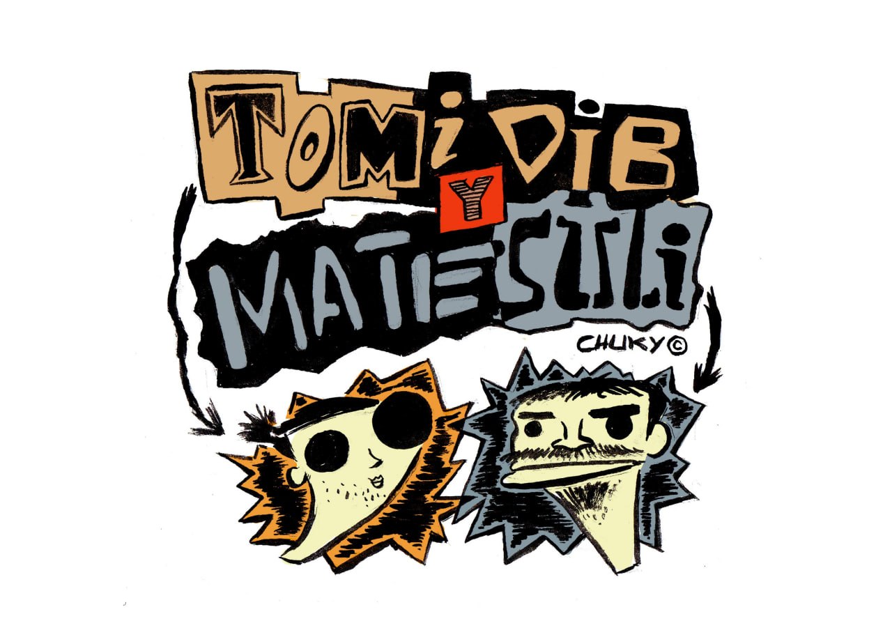 Portada ampliada de Tom y Dib Matestila