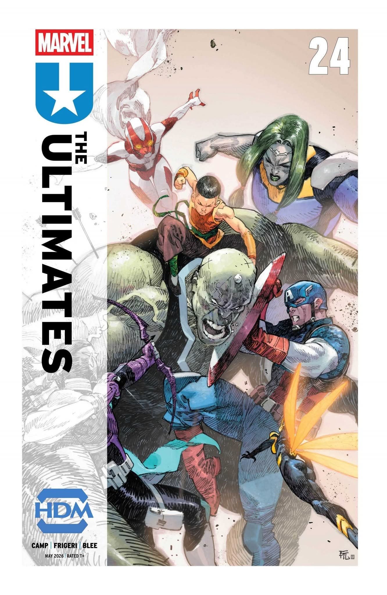 Portada ampliada de The Ultimates