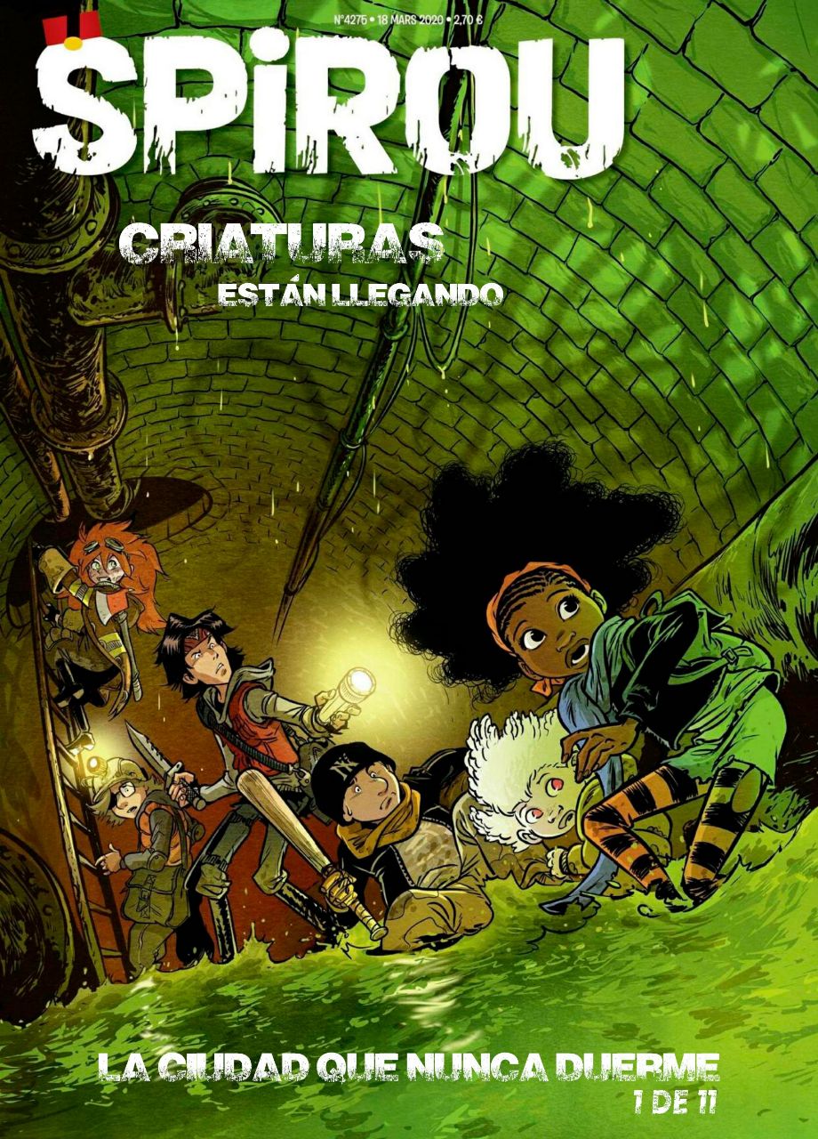 Portada ampliada de SPIROU