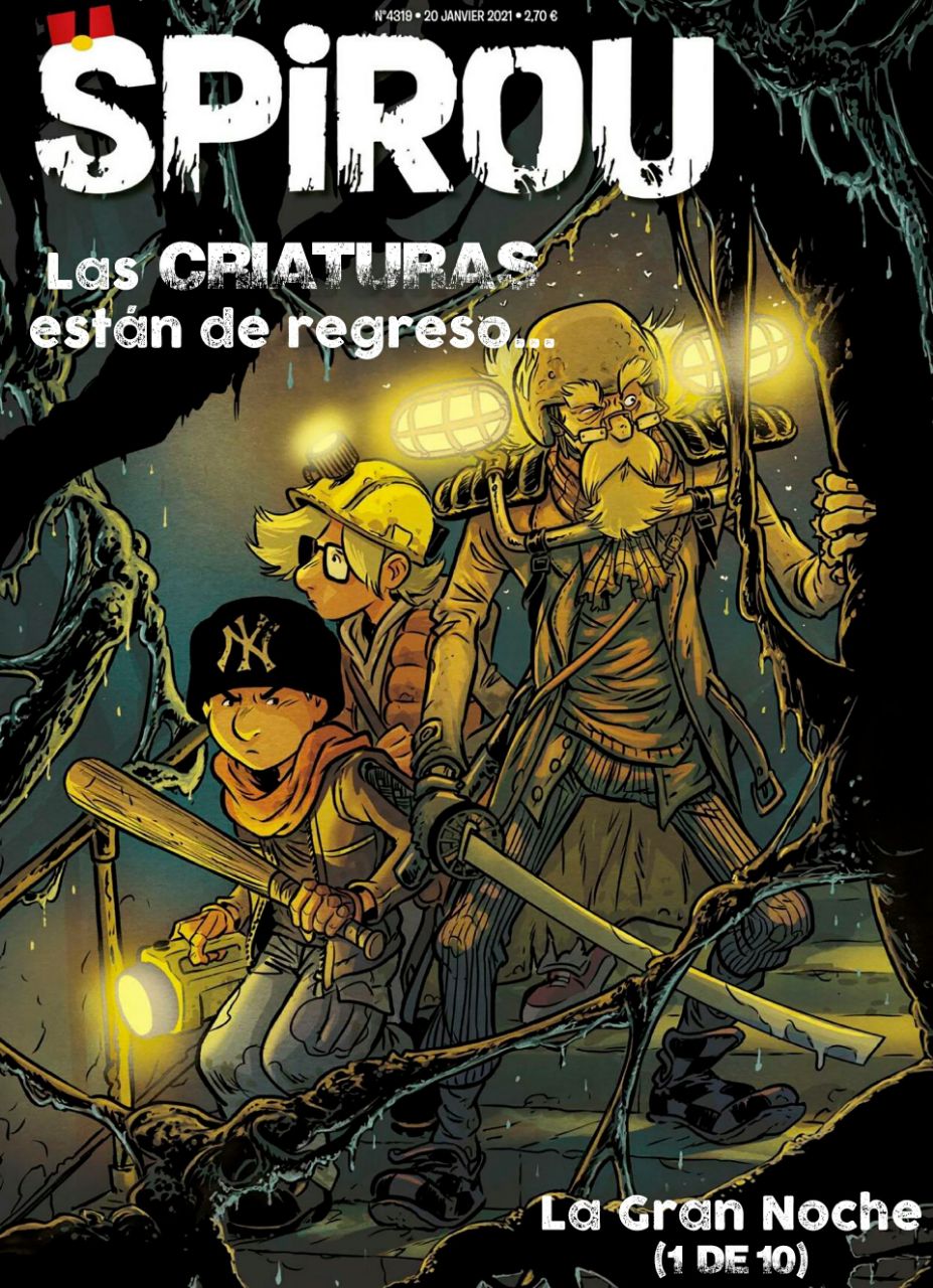 Portada ampliada de SPIROU