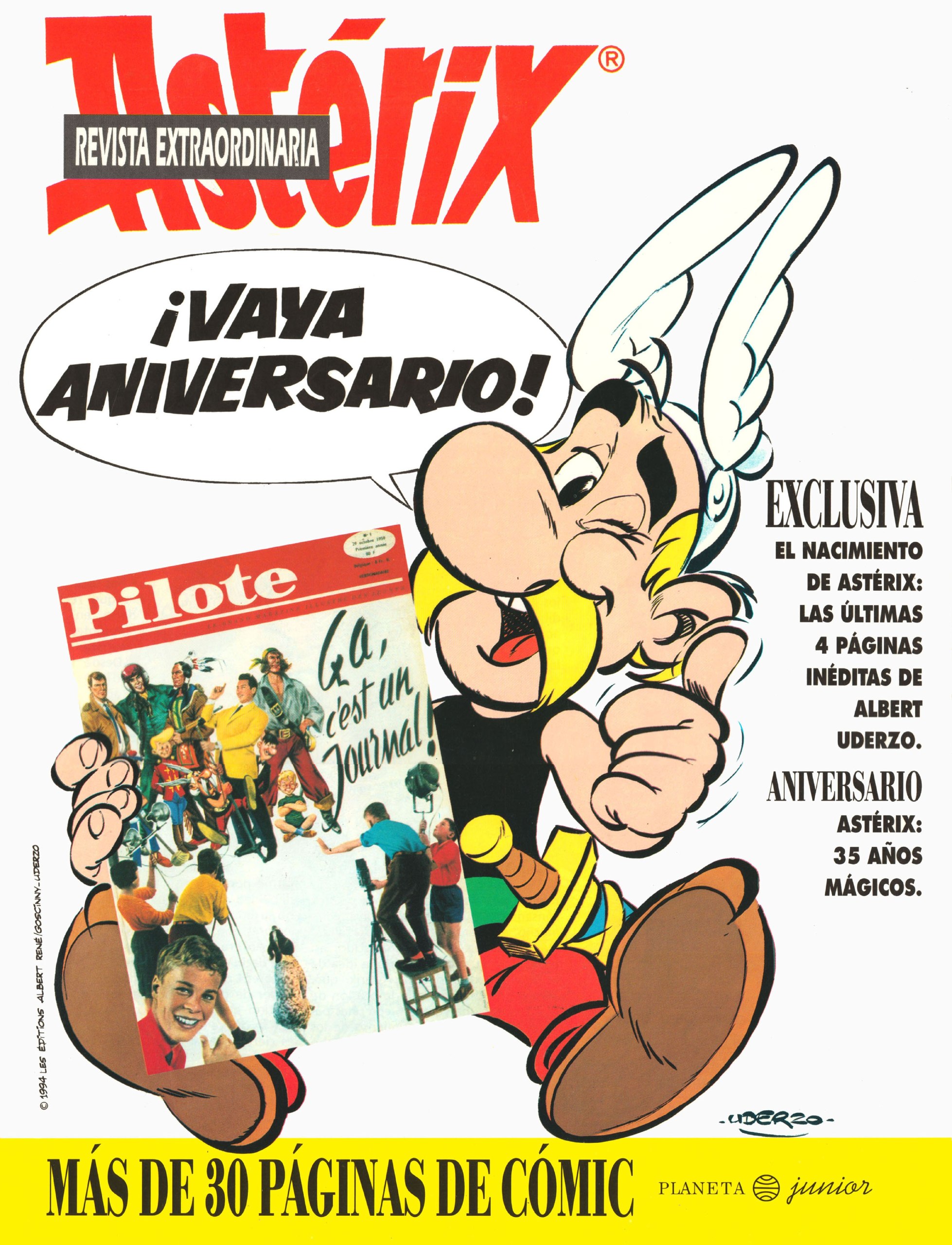 Portada ampliada de Asterix