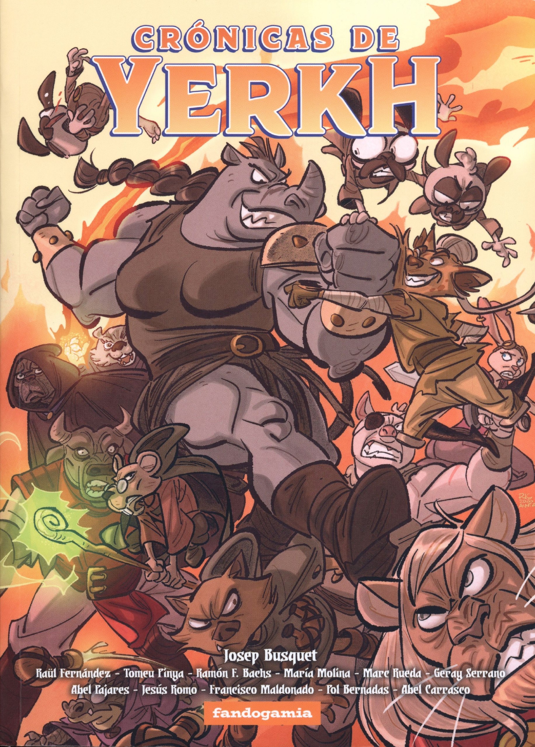 Portada ampliada de CRÓNICAS DE YERKH