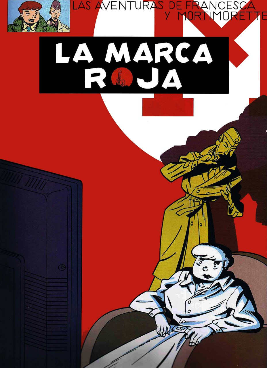 Portada ampliada de LA MARCA ROJA