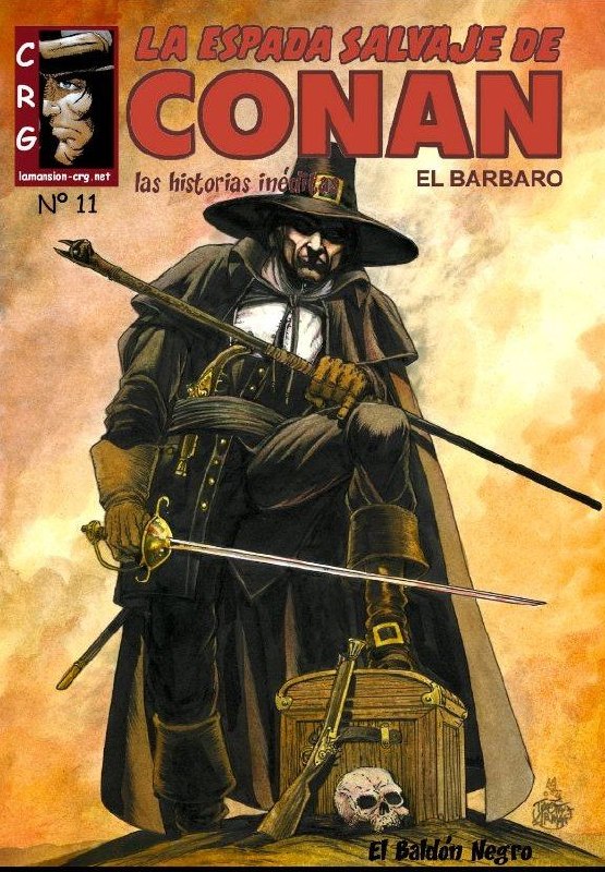 Portada ampliada de SOLOMON KANE EN LA ESPADA SALVAJE DE CONAN