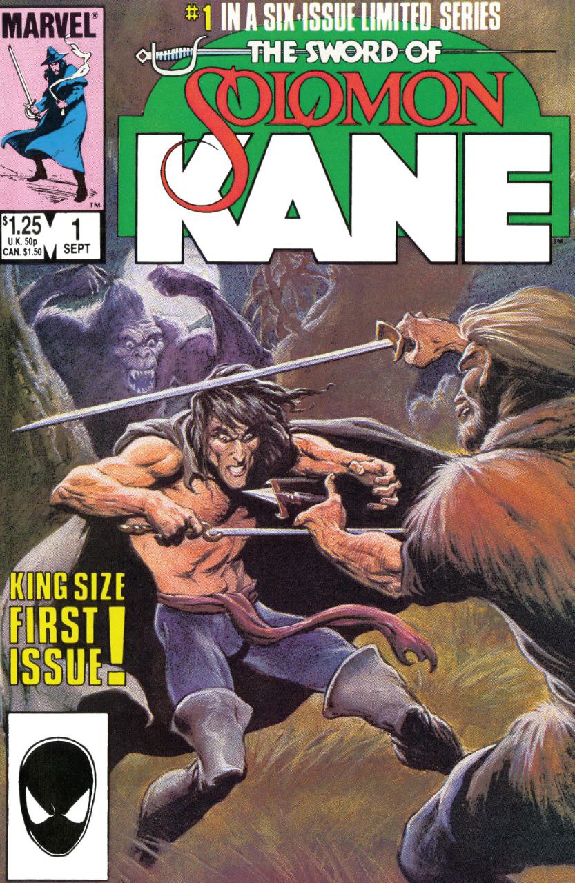 Portada ampliada de LA ESPADA DE SOLOMON KANE