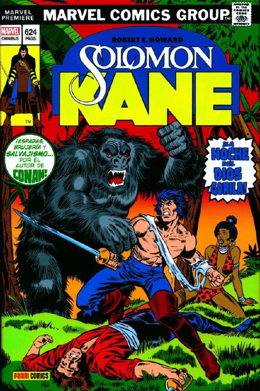 Portada ampliada de SOLOMON KANE - OMNIBUS - MARVEL ERA - 2 ESCANEOS