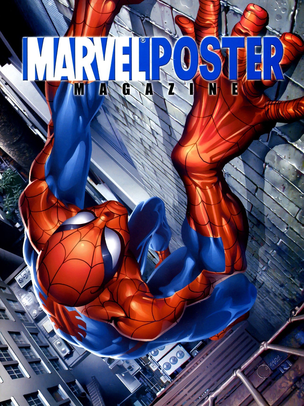 Portada ampliada de Marvel Poster Magazine (Ed.Marvel)(2001)