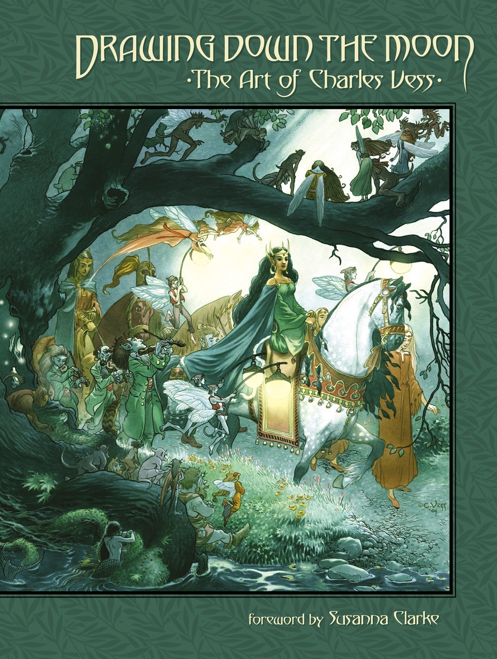 Portada ampliada de Charles Vess - Drawing Down the Moon