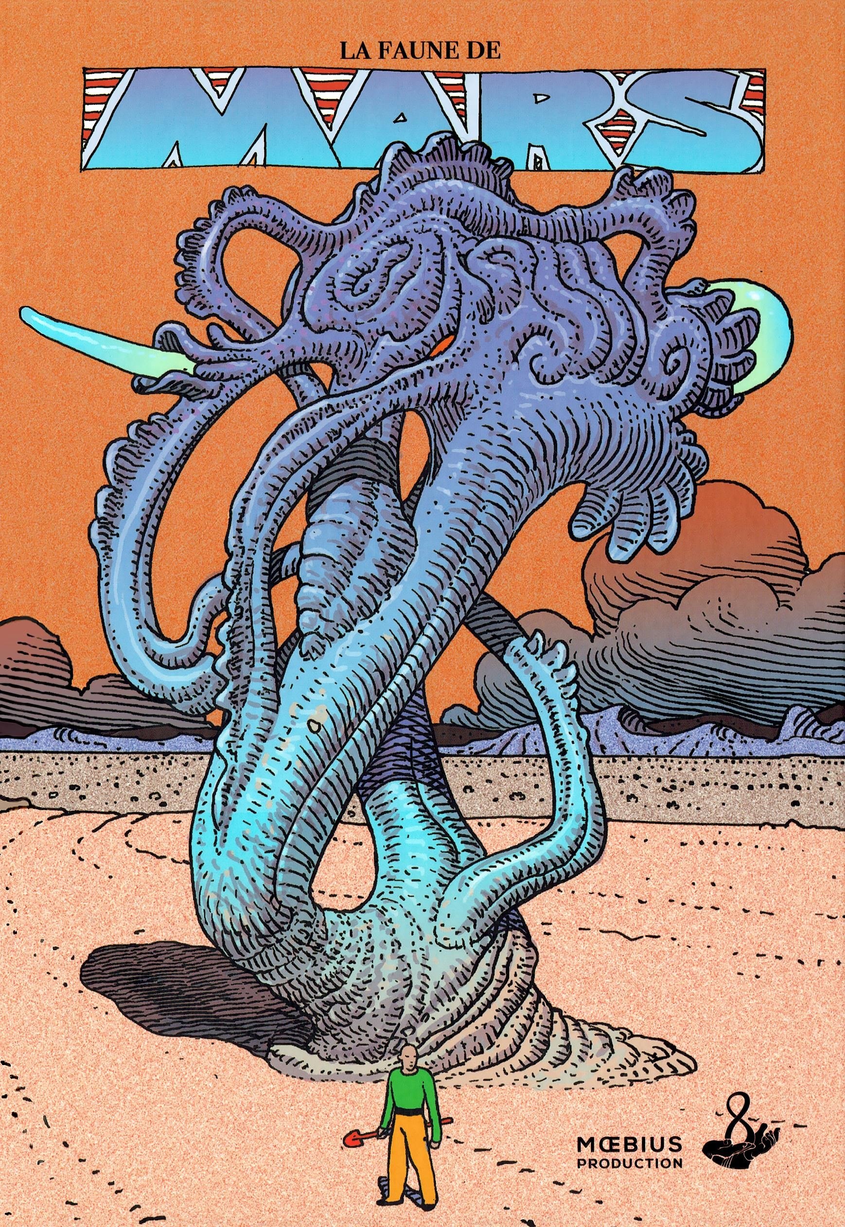 Portada ampliada de Faune de Mars, La (2018) (Moebius) (c2c) (fylgja) 1738