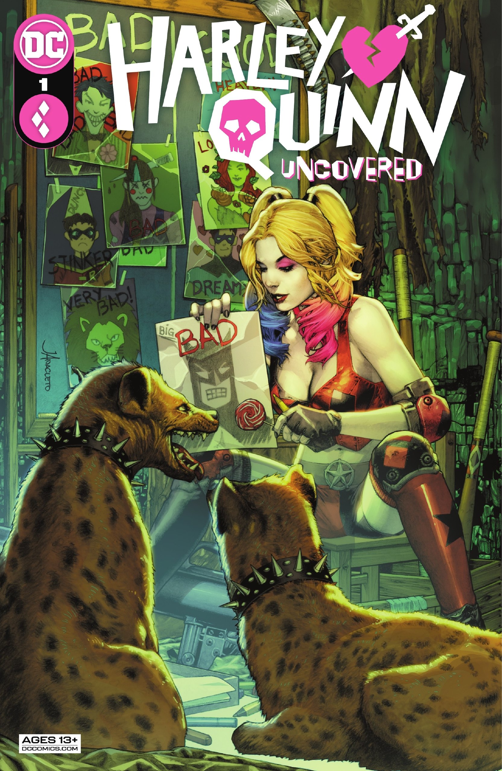 Portada ampliada de Harley Quinn - Uncovered 001 (2023) (Digital) (Zone-Empire)