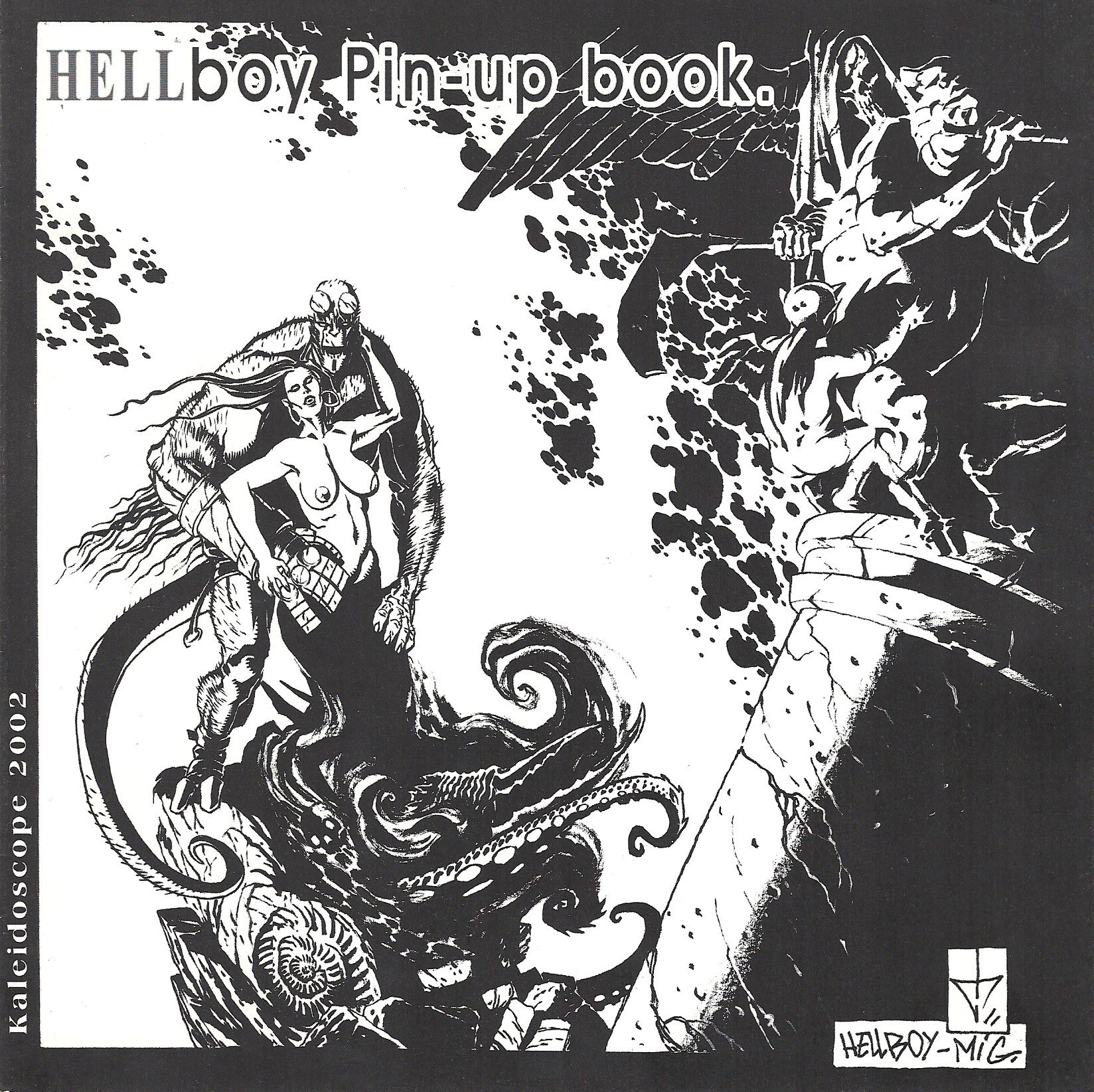 Portada ampliada de KALEIDOSCOPE SKETCHBOOK HELLBOY PIN-UP (Proyecto Kaleidoscope)