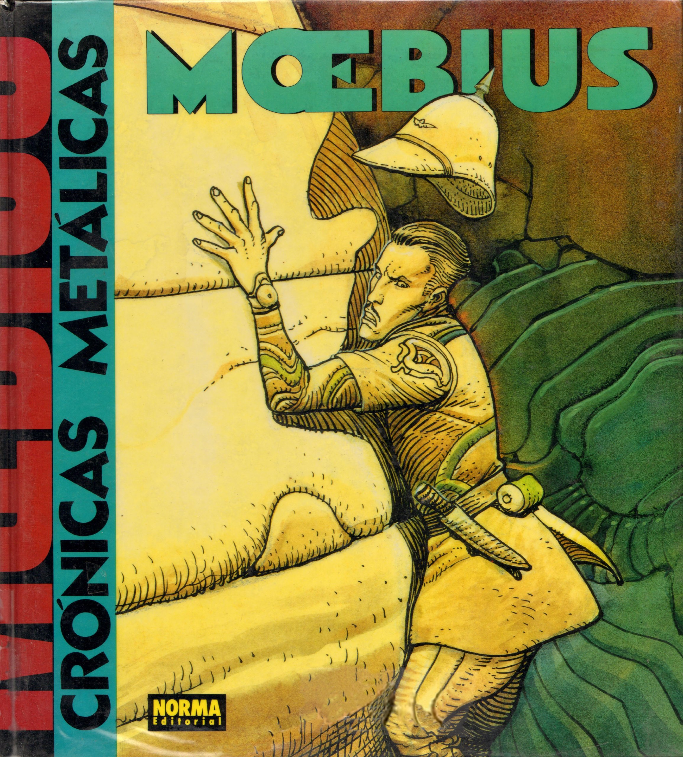 Portada ampliada de Moebius - Cronicas metalicas (SC)(Luzroja)