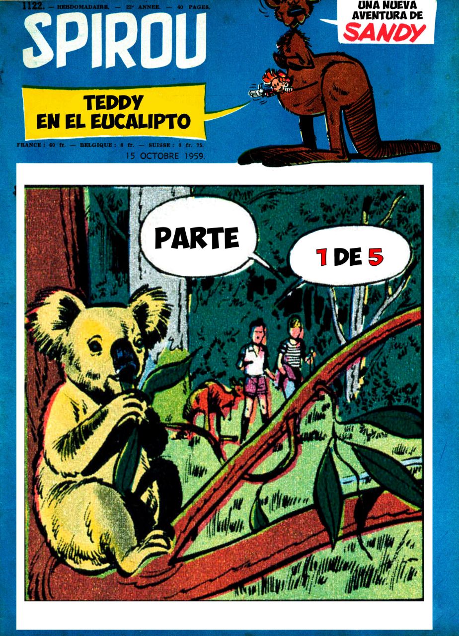 Portada ampliada de SPIROU