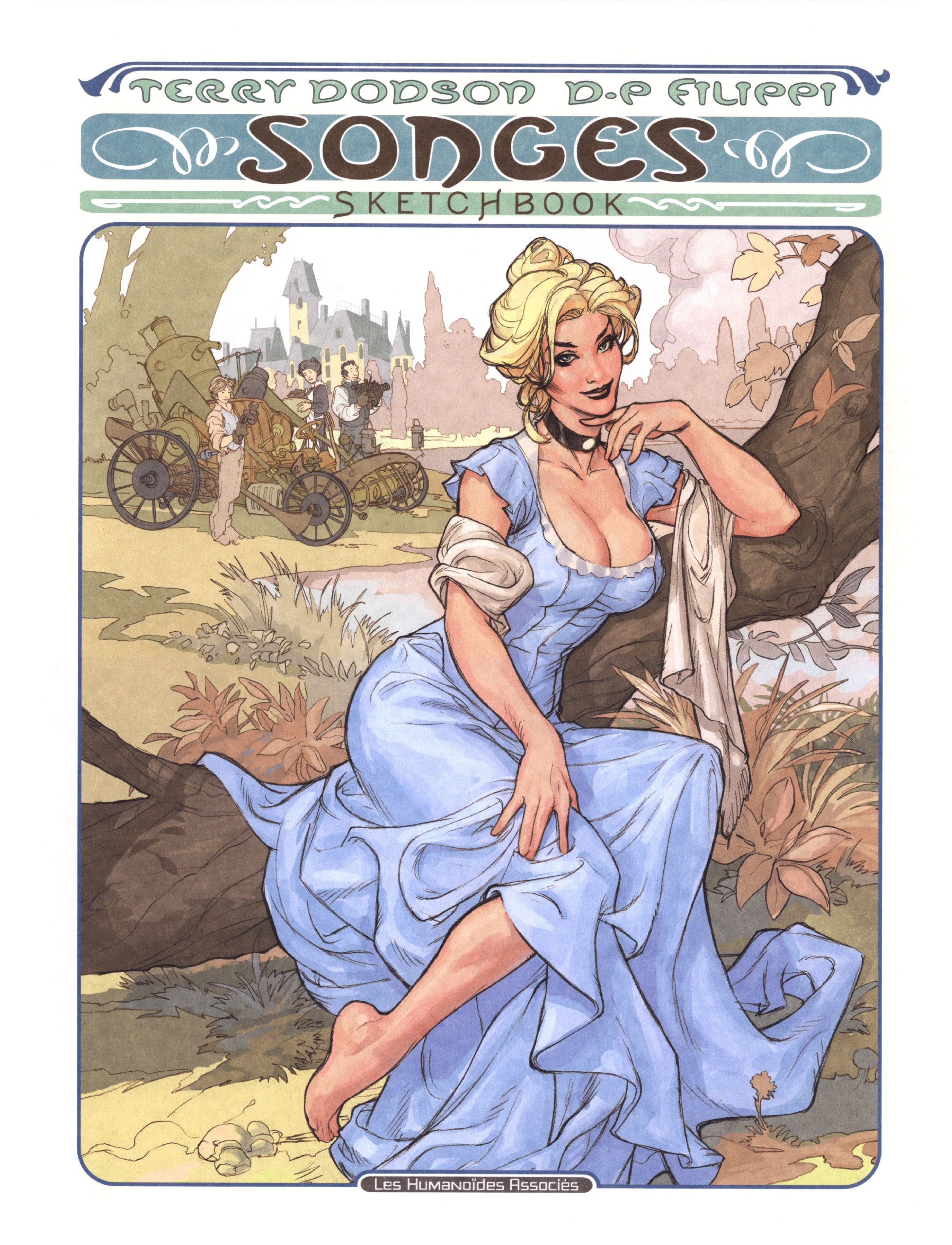 Portada ampliada de (BD.FR).Songes.-.Sketchbook.(Dodson.&.Filippi)