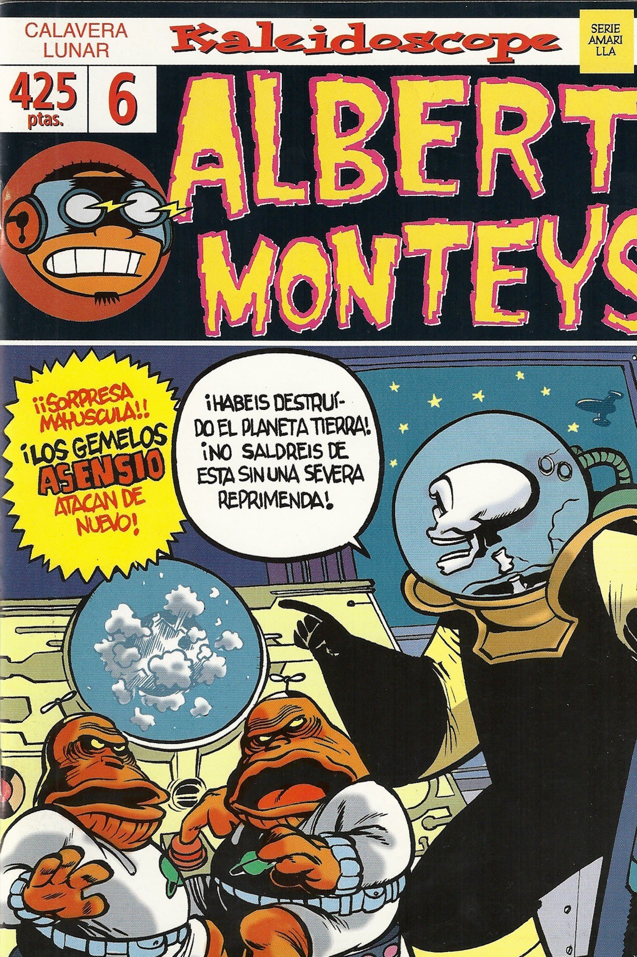 Portada ampliada de ALBERT MONTEYS SKETCHBOOK (Proyecto Kaleidoscope)