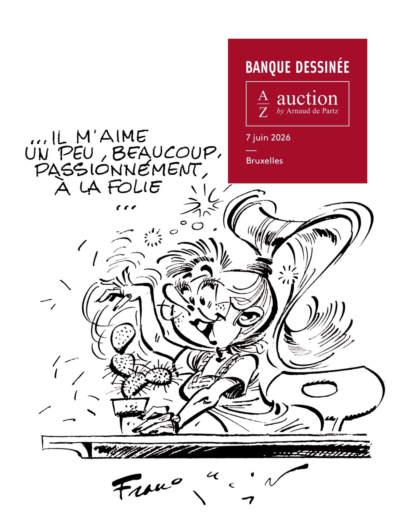 Portada ampliada de Banque dessinee AZ Auction - juin 2026