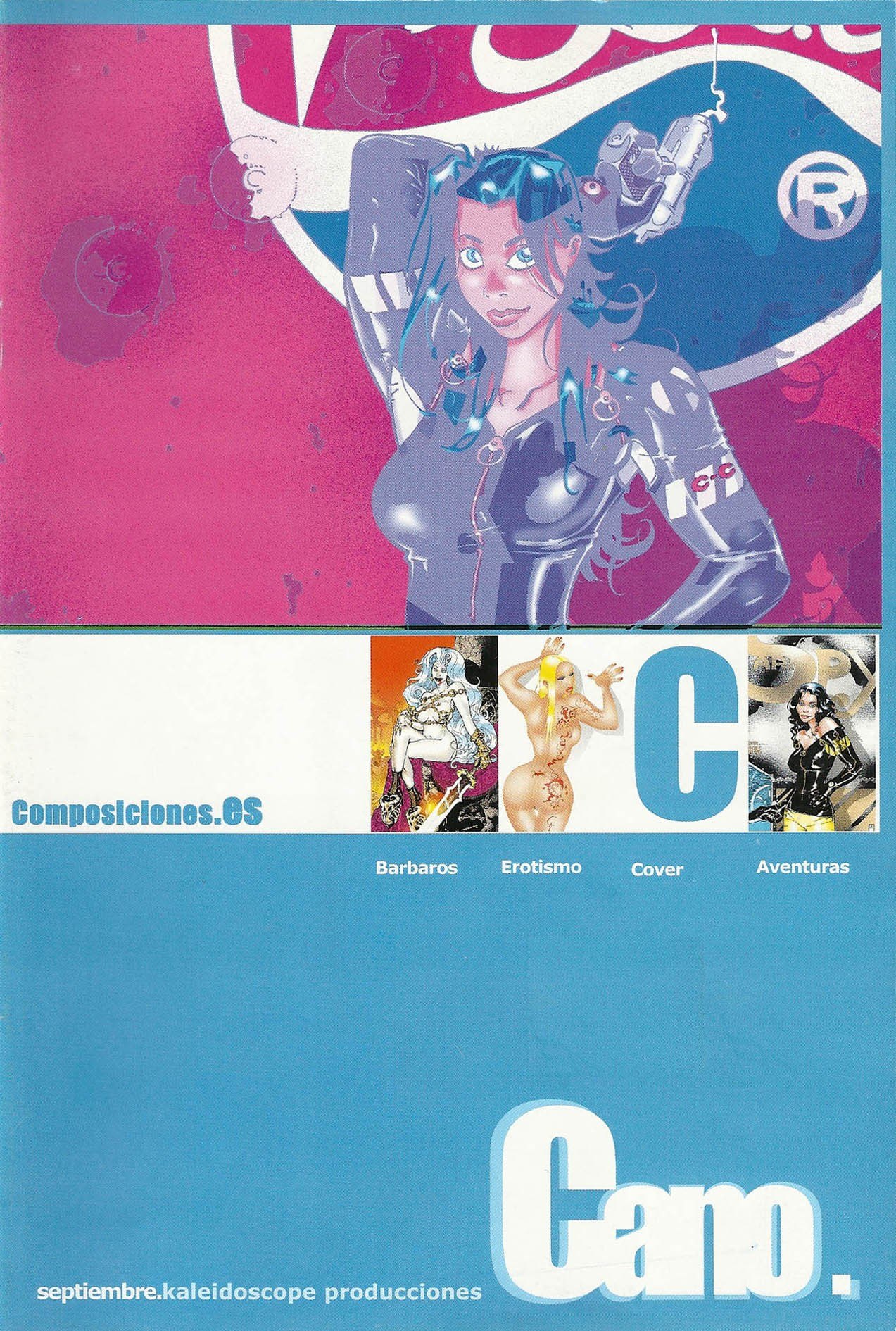 Portada ampliada de COMPOSICIONES.ES - J.R. CANO (Proyecto Kaleidoscope)