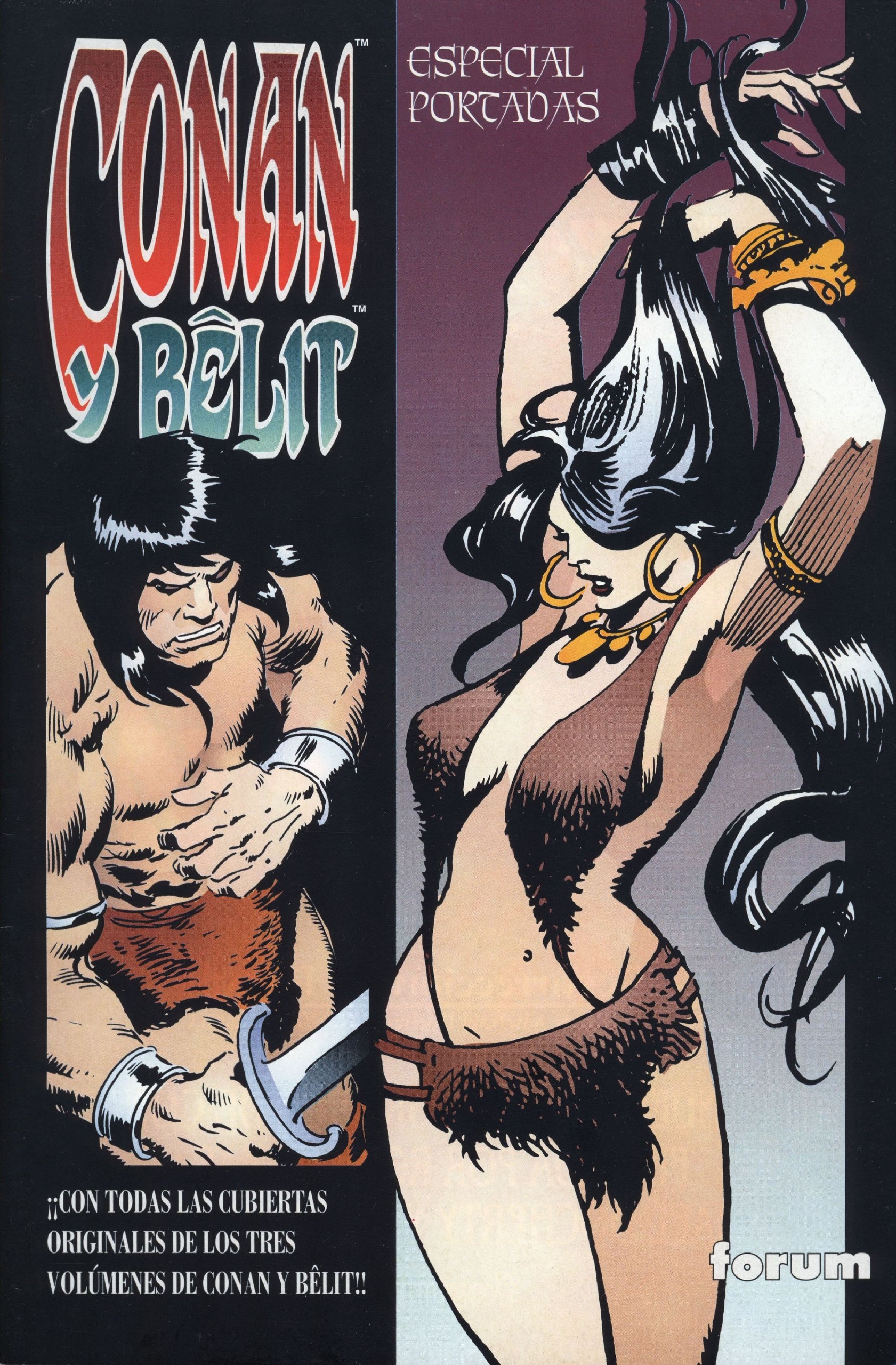 Portada ampliada de Conan y Belit.- Especial Portadas (Planeta) (Jrgandalf & Tildoras, CRG)