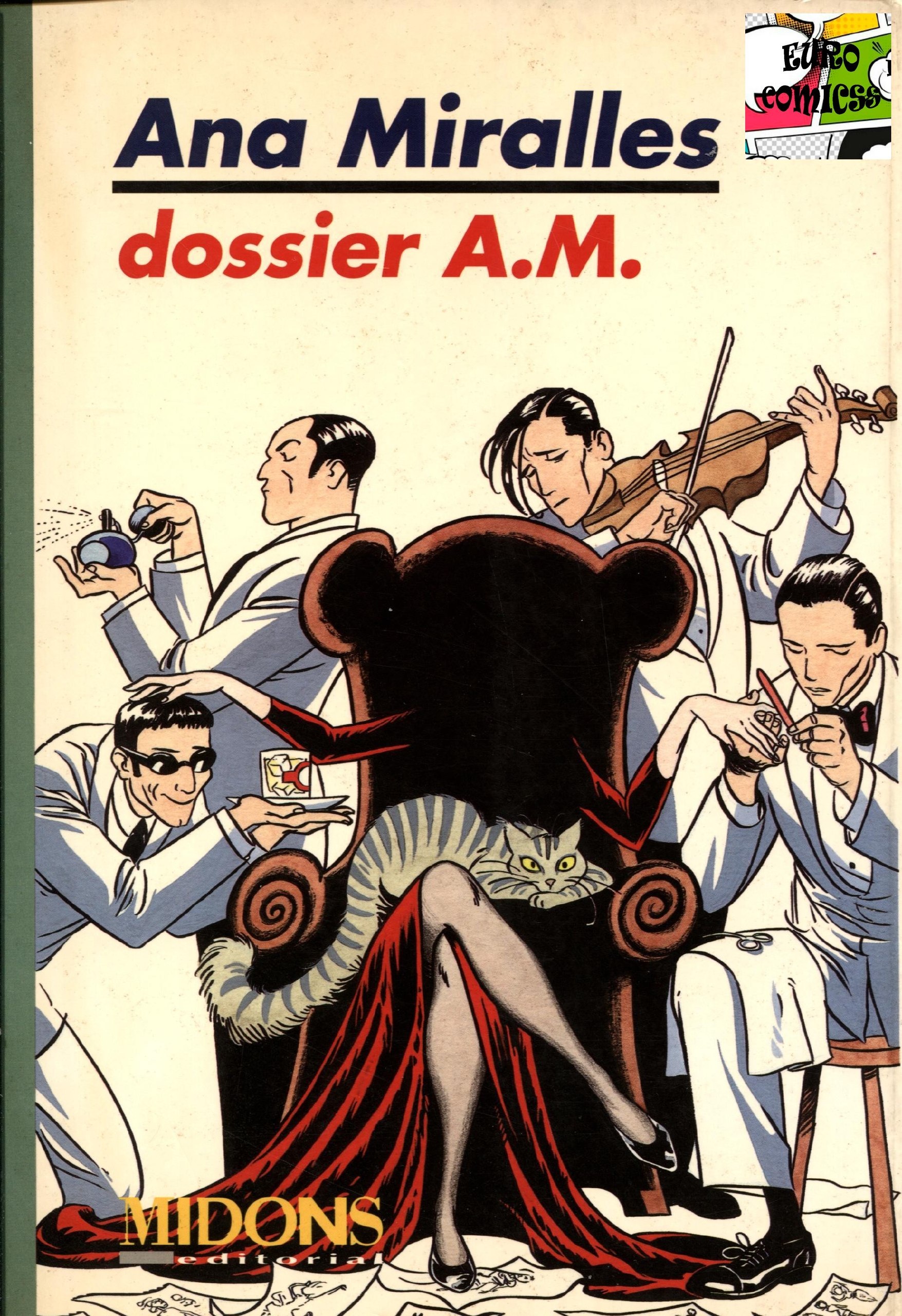 Portada ampliada de Dossier Ana Miralles (Eurocomicss)