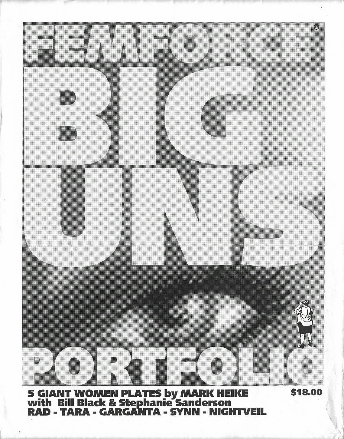 Portada ampliada de Femforce Big Uns Portfolio