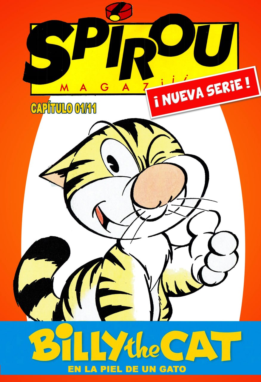 Portada ampliada de Spirou Magazine