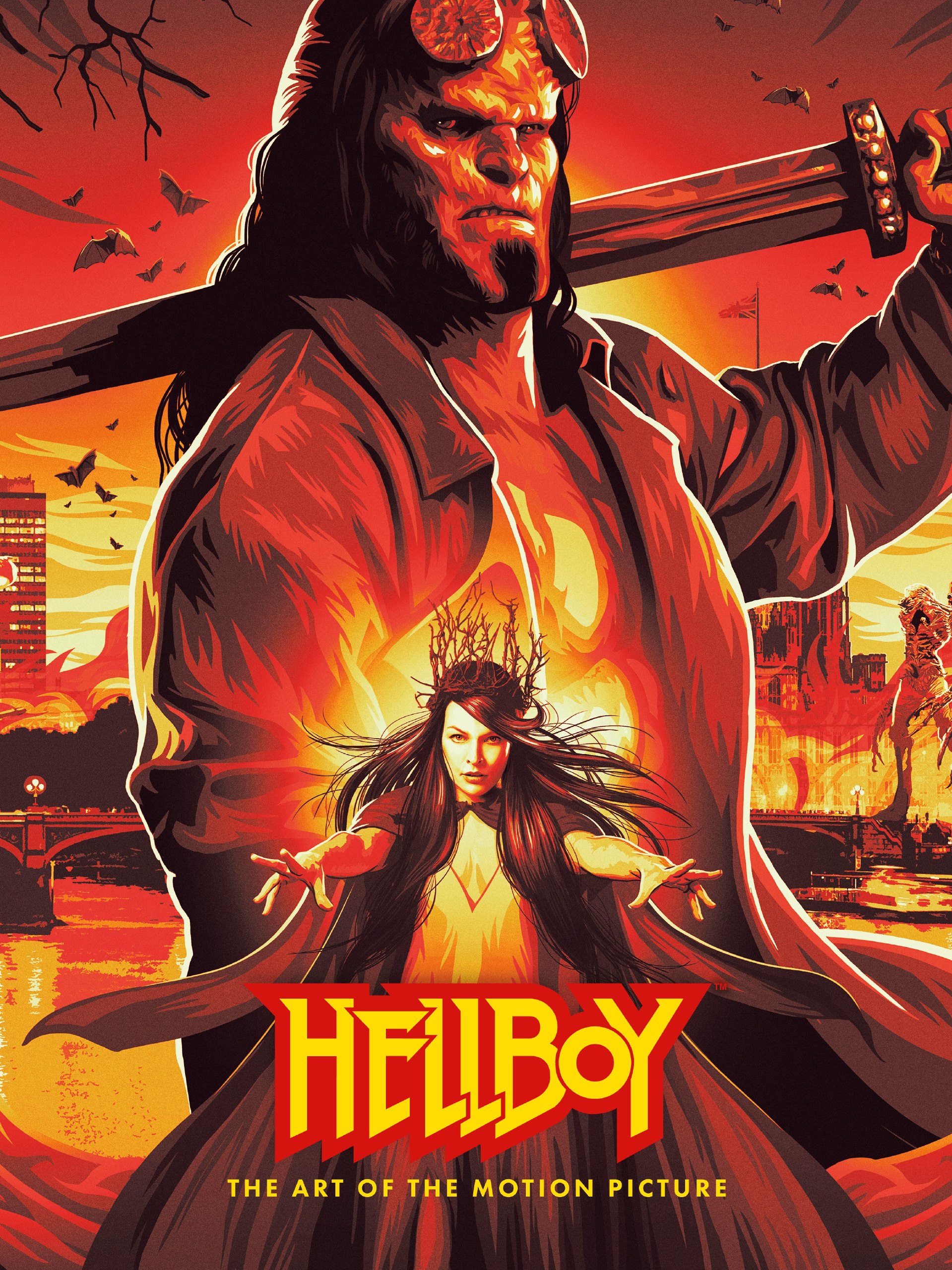 Portada ampliada de Hellboy - The Art of the Motion Picture (2019) (digital) (Son of Ultron-Empire)