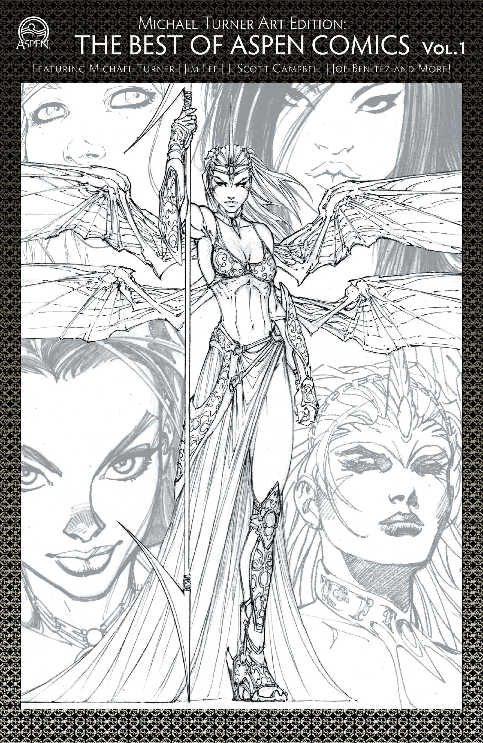 Portada ampliada de Michael Turner Art Edition - The Best of Aspen Comics 001 (2020) (Digital-Empire)