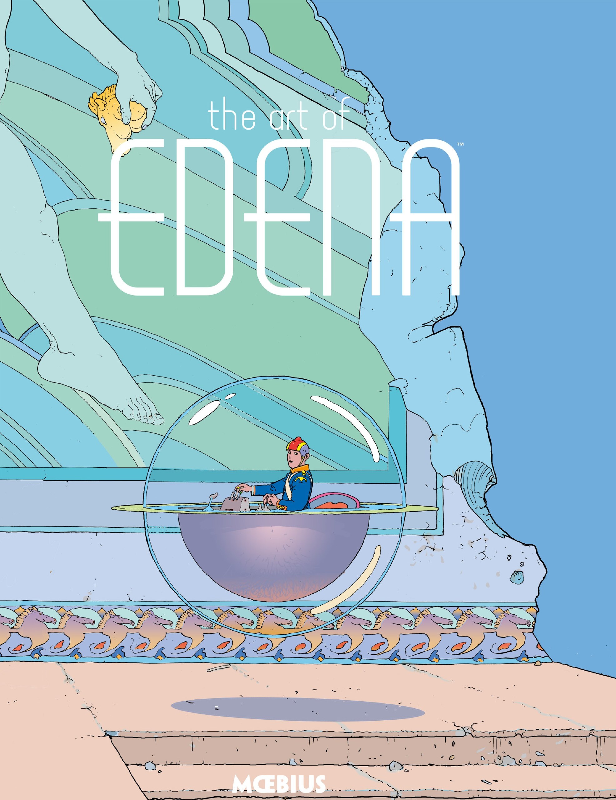 Portada ampliada de Moebius Library - The Art of Edena (2018) (Bean-Empire)