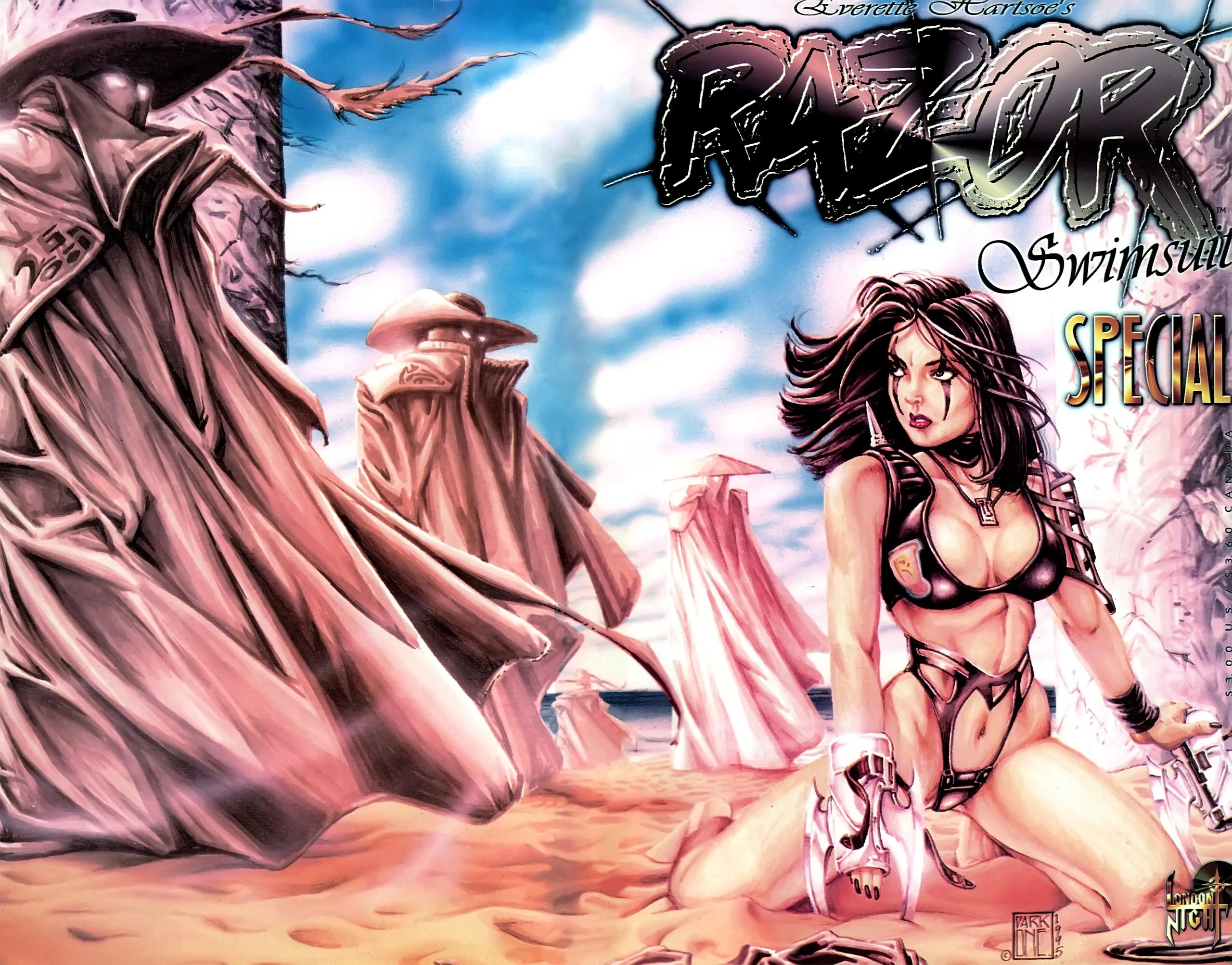 Portada ampliada de Razor Swimsuit Special 01 (1995)