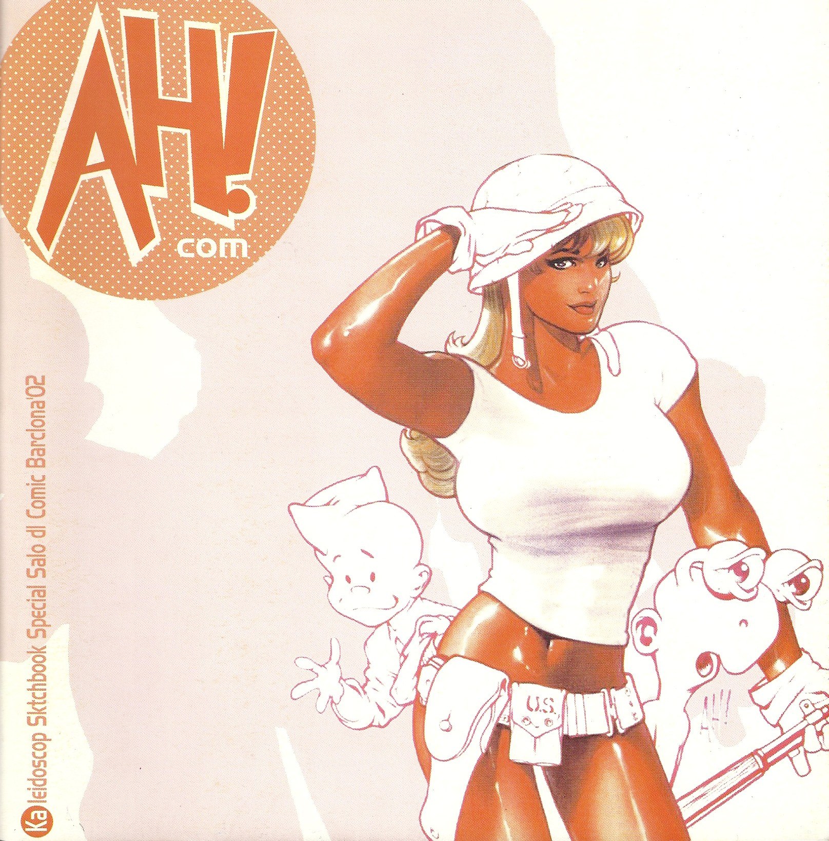 Portada ampliada de SKETCHBOOK ADAM HUGHES (Proyecto Kaleidoscope)