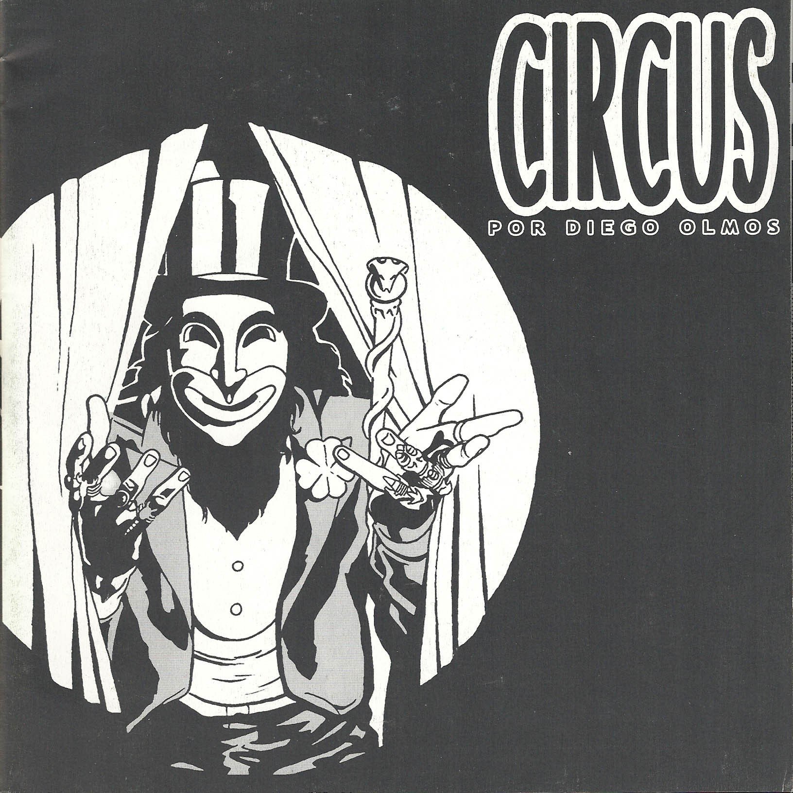 Portada ampliada de SKETCHBOOK CIRCUS de DIEGO OLMOS (Proyecto Kaleidoscope)