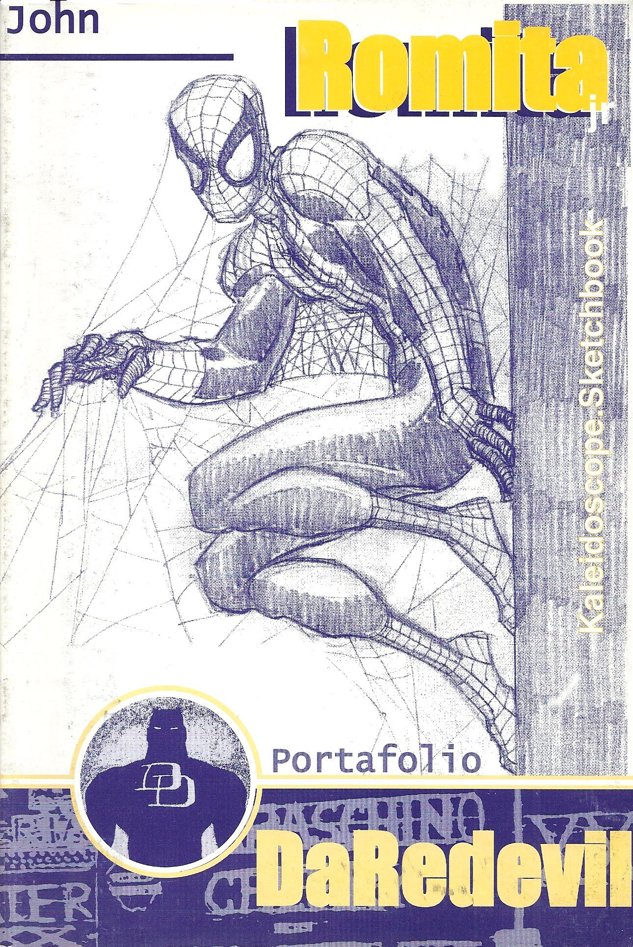 Portada ampliada de SKETCHBOOK JOHN ROMITA JR. (Proyecto Kaleidoscope)