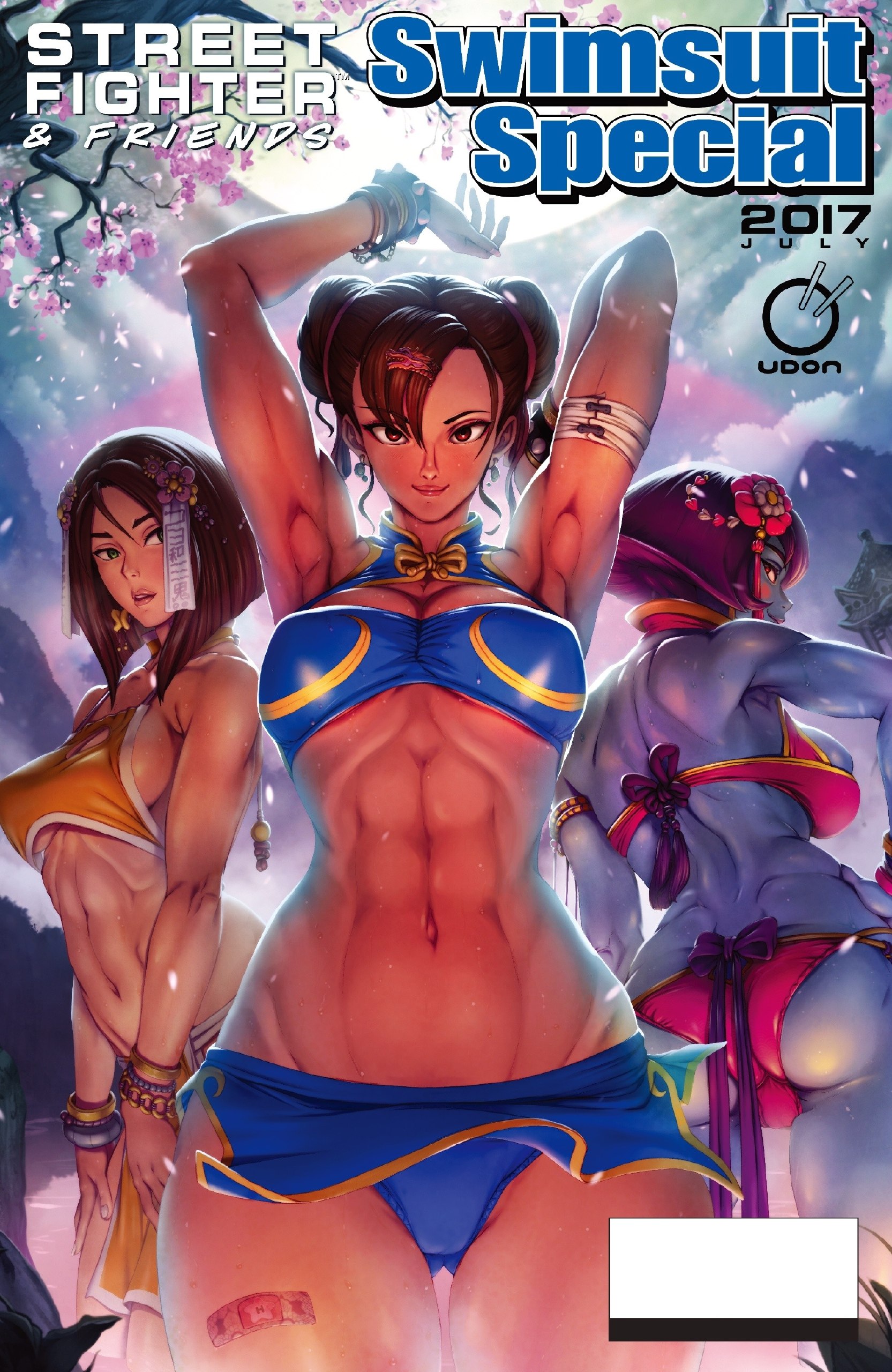 Portada ampliada de Street Fighter & Friends - Swimsuit Special (2017) (Digital) (Mephisto-Empire)
