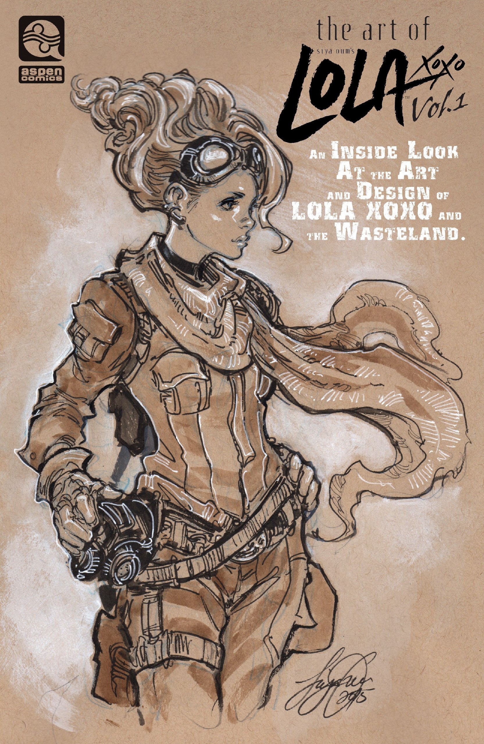 Portada ampliada de The Art of Lola XOXO 01 (2016) (Thornn-Empire)
