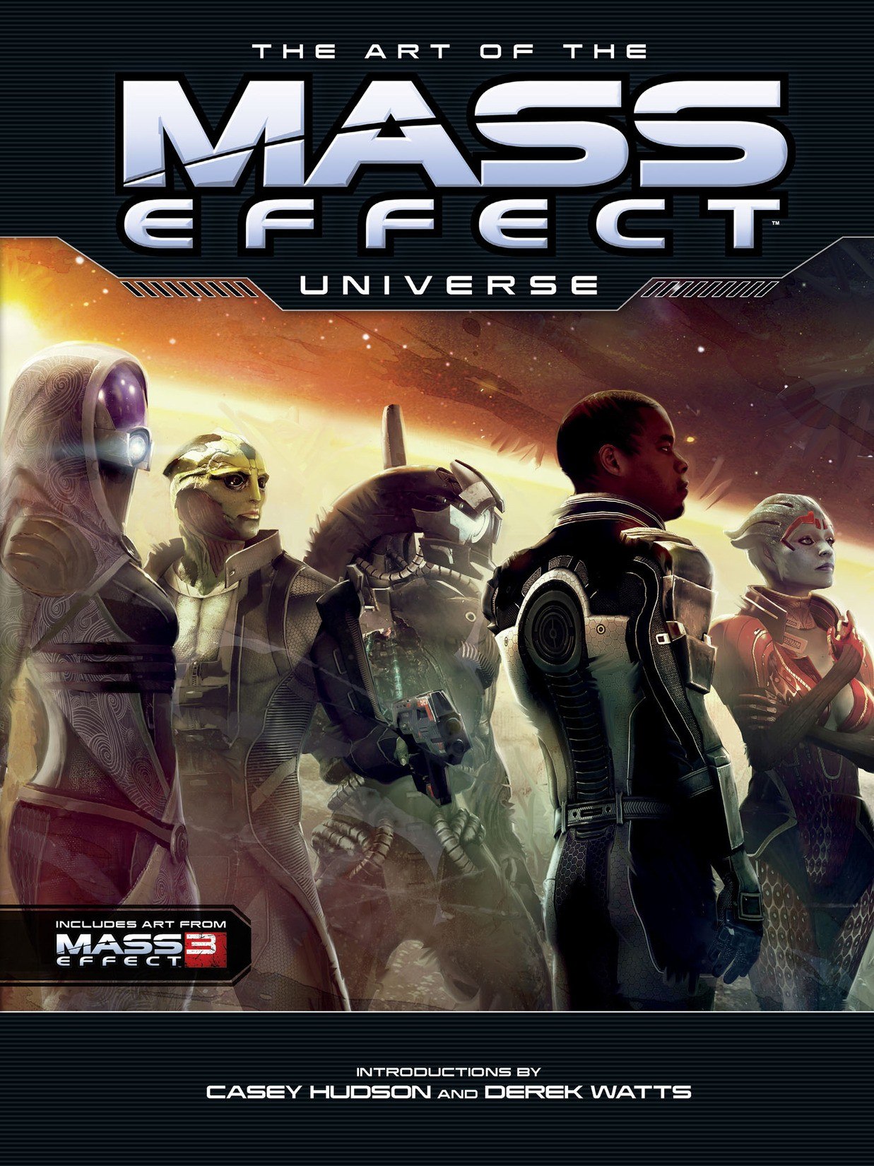 Portada ampliada de The Art of The Mass Effect Universe (2012) (Pirate-Empire)