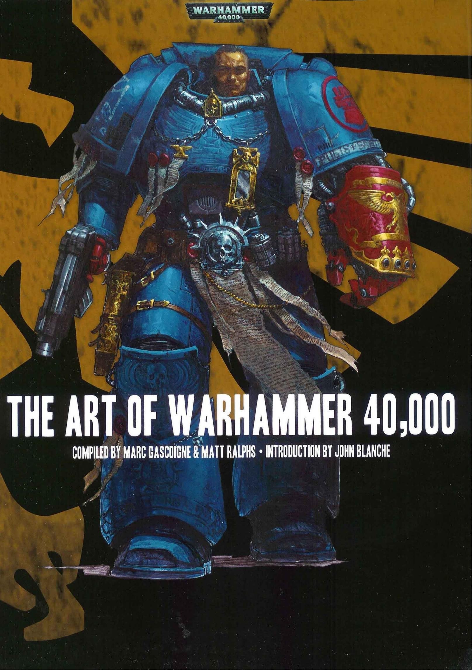 Portada ampliada de The Art of Warhammer 40000