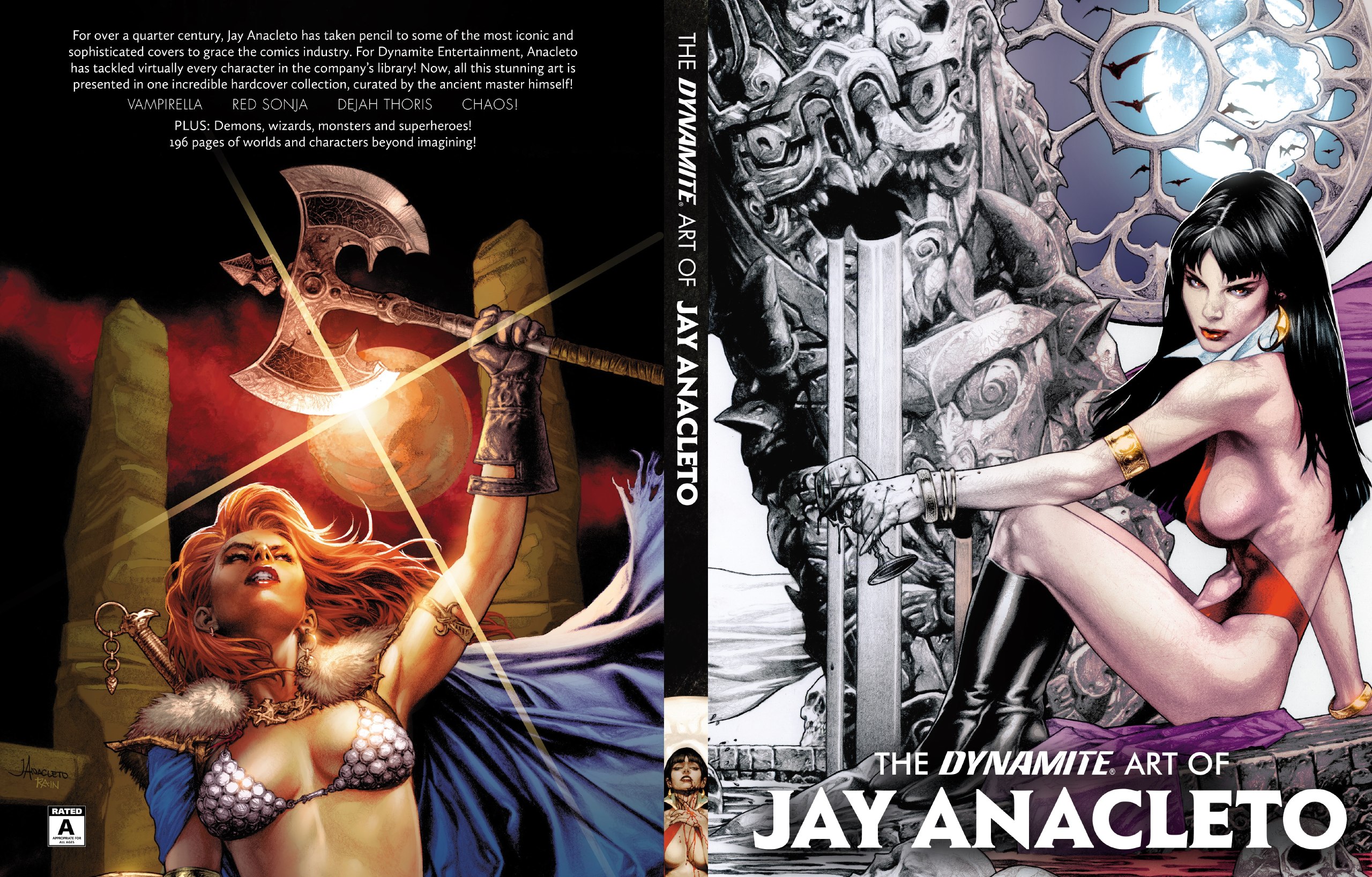Portada ampliada de The Dynamite Art of Jay Anacleto (2022) (Digital) (DR & Quinch-Empire)