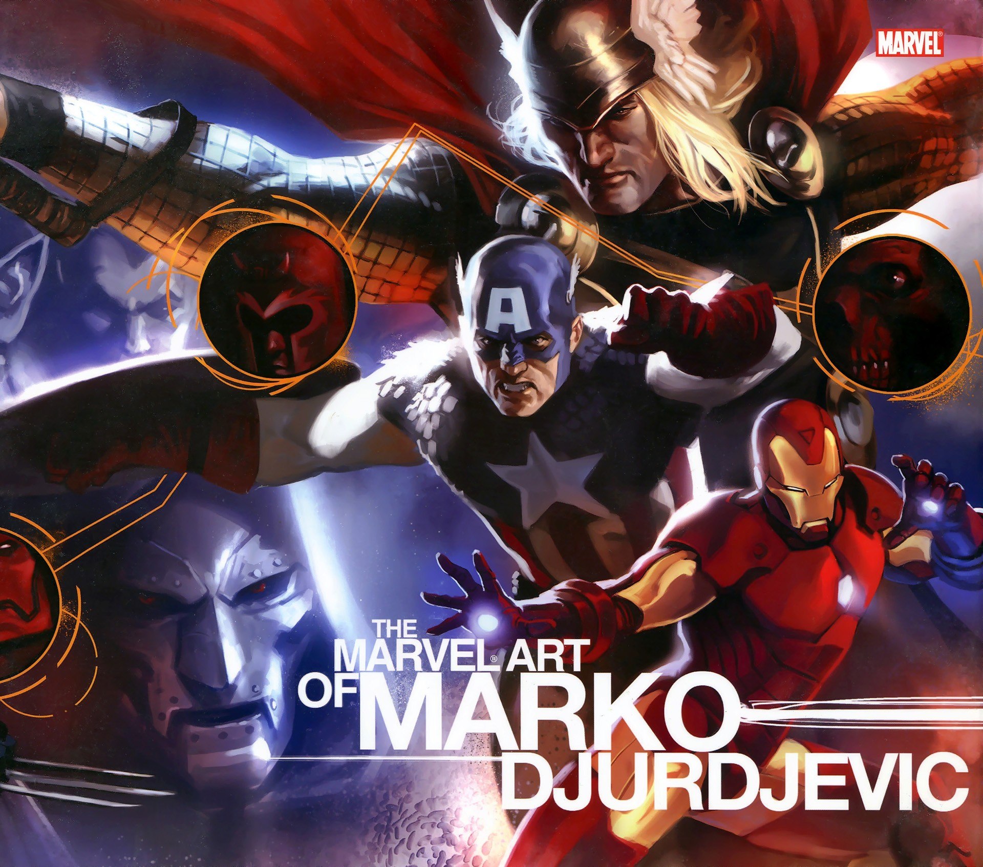 Portada ampliada de The Marvel Art of Marko Djurdjevic (2009) (c2c) (Mal32-MrWoodman-ArtNet)