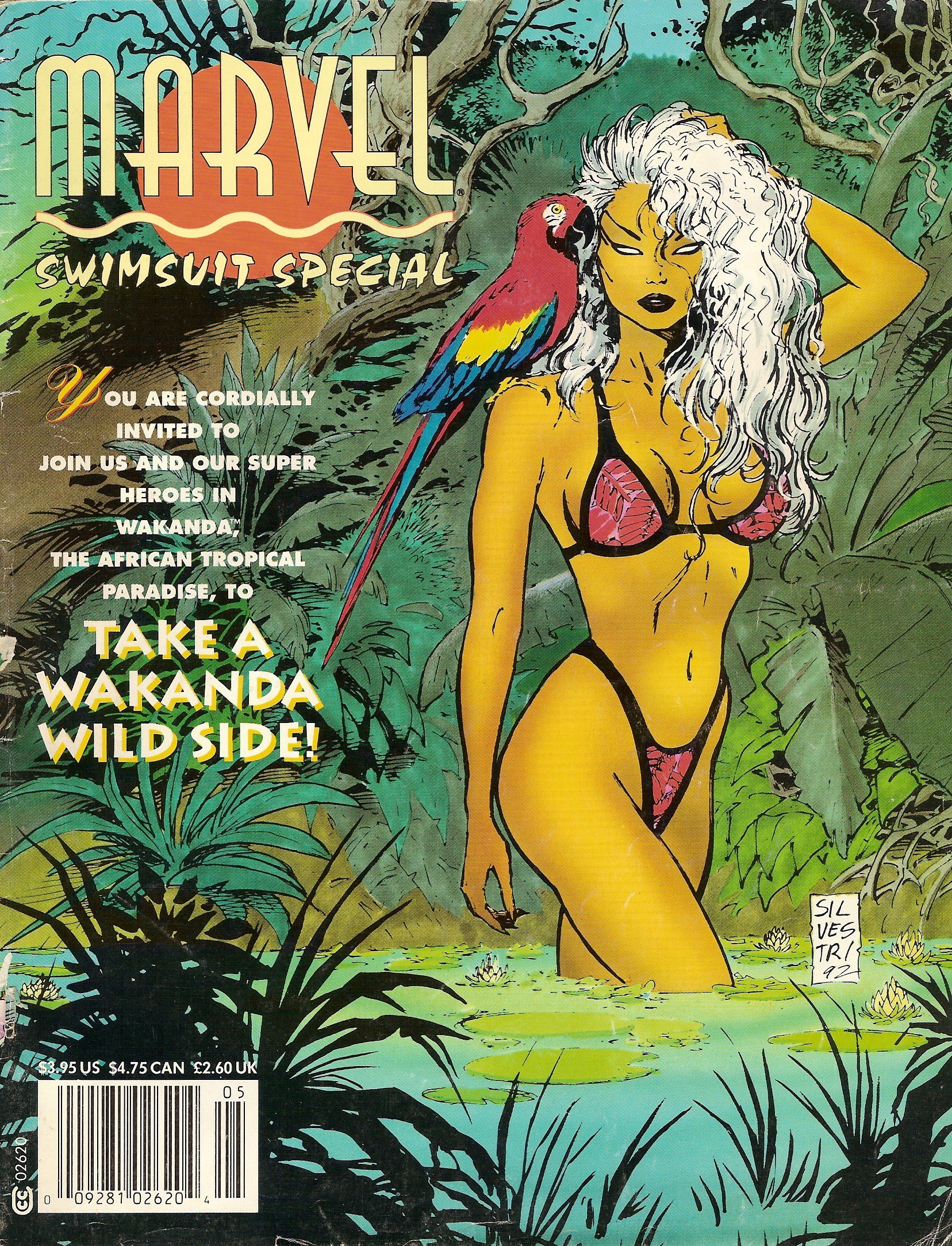 Portada ampliada de Marvel Swimsuit Special (Marvel)(1992-95)